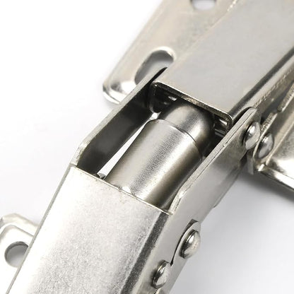 2 Pack Kitchen Cabinet Door Hinges, Concealed Cupboard Door Hinges, Surface Mount Hinges, Hidden Hinges for Cabinet Doors Frameless