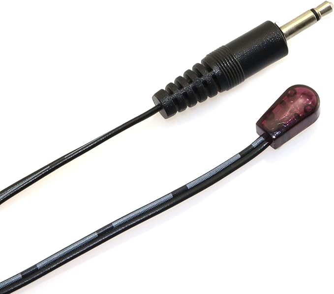 1-Pack 3.5mm IR Infrared Emission Line Remote Control Receiver Extension Cord Cable 1m