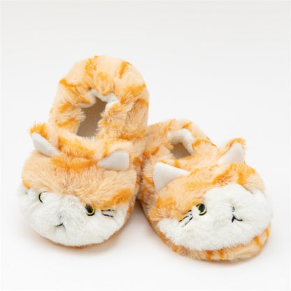 Baby Girl's Premium Soft Plush Slippers Cartoon Warm Winter House Shoes