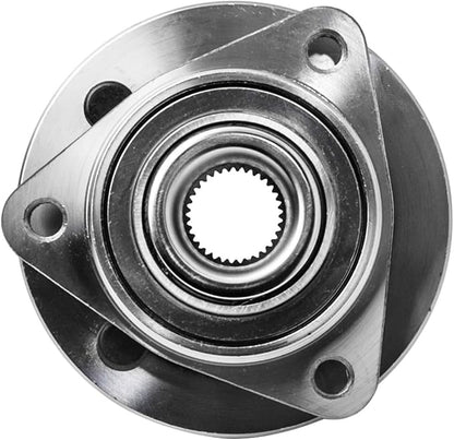 TUCAREST 513205 Front Wheel Bearing and Hub Assembly (4-Stud Hub;for Non-ABS Models) Compatible with 2005-2010 Chevy Cobalt 07-10 Po-ntiac G5, 05-06 Pursuit 03-07 Sa-Turn Ion WO ABS