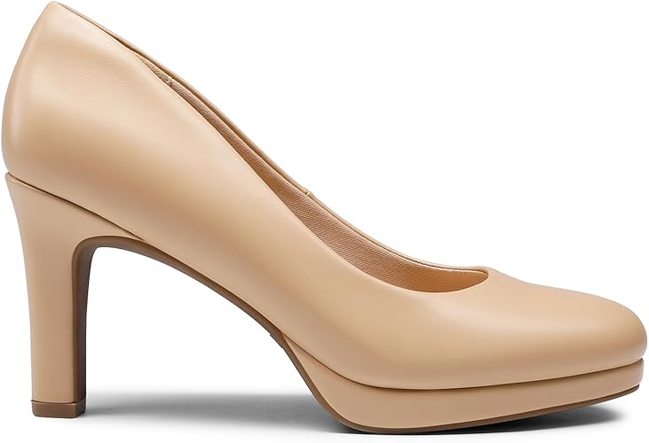 DREAM PAIRS Women's SDPU2365W Low Heel Pump Shoes