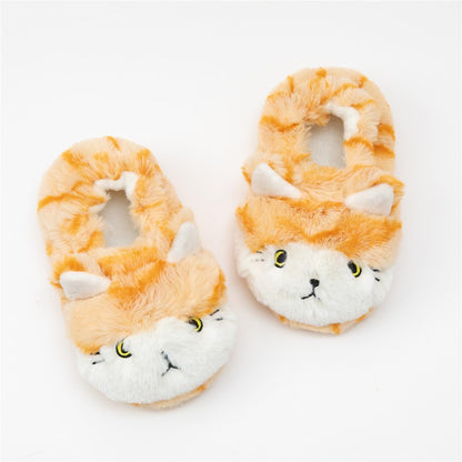 Baby Girl's Premium Soft Plush Slippers Cartoon Warm Winter House Shoes