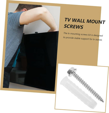 4sets Multi-Function Tv Mount Accessories Kit Standoff Mounts Drywall Anchors for Concrete Walls