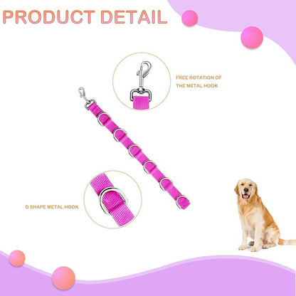Dog Grooming Belly Straps, Adjustable Loops Extension, Table Arm Extender With Clamp for Bathing, Accessories Extension Loop Restraint Leash