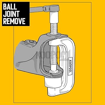 Ball Joint Press  U Joint Removal Tool Kit, Universal 4x4 Adapters Compatible with Cars, Trucks, SUVs, 10PCS