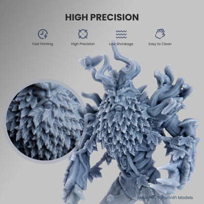 ELEGOO 8K Standard Photopolymer 3D Printer Resin Vanilla 2000g 405nm UV-Curing Resina Best for 8K/12K/14K Saturn LCD MSLA DLP 3D Printers