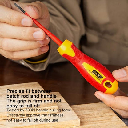 Insulated Flat Head Phillips Screwdriver,Slotted Screwdriver,Magnetic Tip Cross Head,Nut Driver PH060MM,PH180MM,PH2100MM