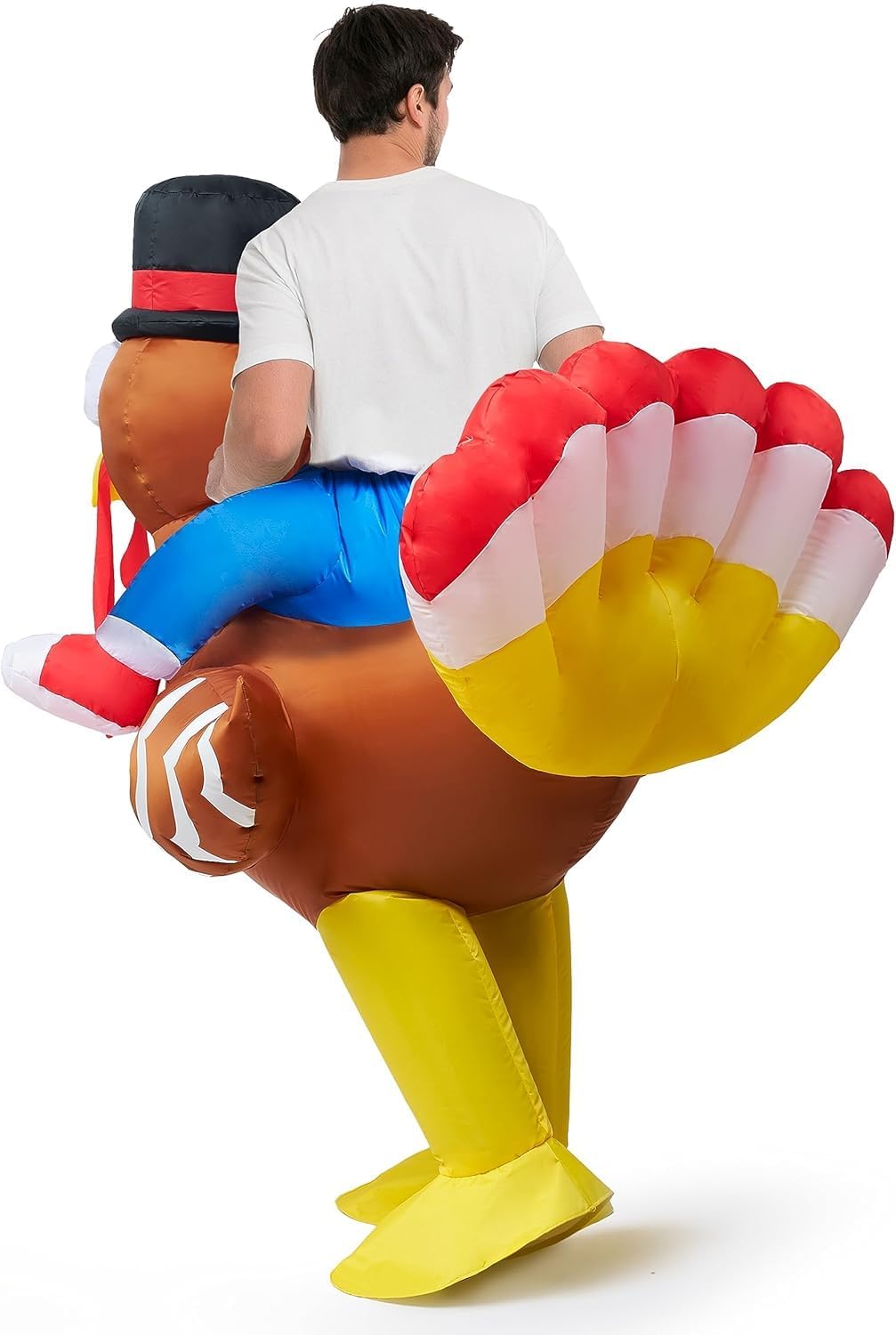 Spooktacular Creations Inflatable Riding Turkey Costume, Adult