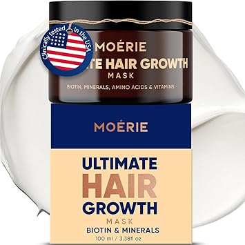 Moerie Hair Growth  Repair Mask - Restorative, Vegan-Friendly Treatment for Longer, Thicker, Fuller Hair - 100ml