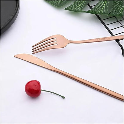 6Pcs Gold Matte Dinner Fork Stainless Steel Dinnerware Flatware Western Fork Wedding Hotel Tableware Silverware Cutlery Set (Size : White Silver)