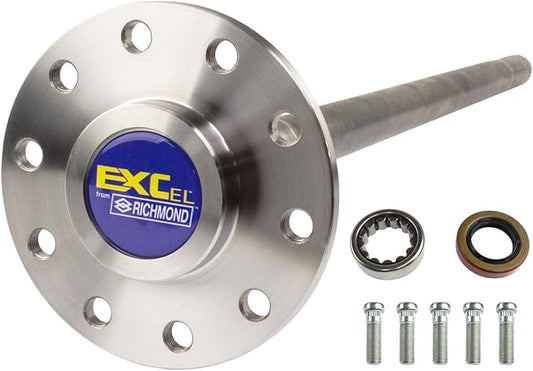 EXCel Drive Axle Shaft Assembly For GM 8.2" (10 Bolt); 29.625" Overall Length; 5 X 4.75 Lug Pattern; 28 Spline; Includes Bearing, Seal And Studs