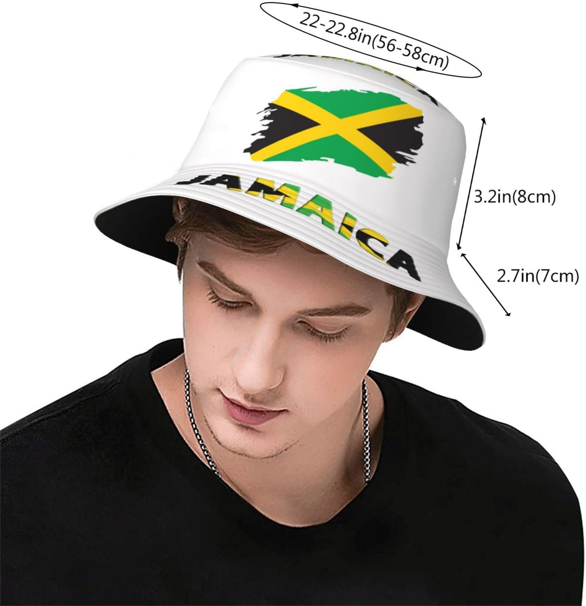 Bucket Hat for Women Men, Summer Print Hat Travel Packable Sun Cap Outdoor Hat for Women and Men