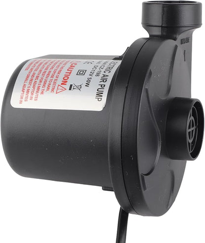 12V DC Electric Air Pump Inflator with 3 Nozzles for Inflatables Mattress Raft Bed Boat Nozzles of Different Size in The Electric Air Mattress Pumps Allowing You