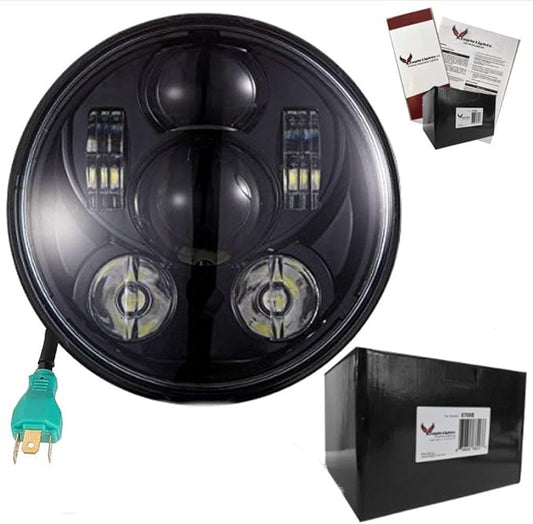 Eagle Lights LED Headlight Kit for Motorcycles, Fits 2015 to Current Scout 60, Scout Bobber