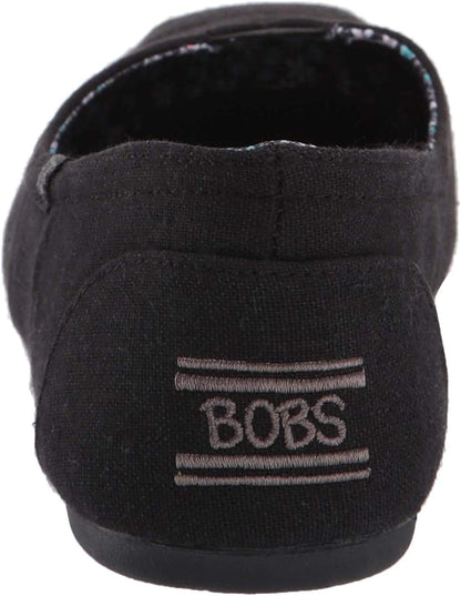 Skechers Women's Bobs Plush-Linen Back Ballet Flats