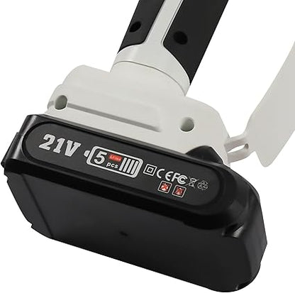 Mini Cordless Chainsaw with Dual Batteries, Efficient Heat Dissipation, and Premium Materials - Handheld Electric Saw for Wood Cutting and Tree Trimming, 8-Inch Chain and 10ms Speed
