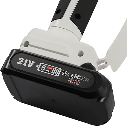 Mini Cordless Chainsaw with Dual Batteries, Efficient Heat Dissipation, and Premium Materials - Handheld Electric Saw for Wood Cutting and Tree Trimming, 8-Inch Chain and 10ms Speed