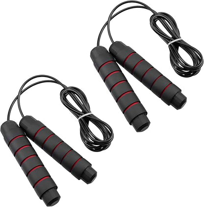 2 Pcs Skipping Rope Jumping Rope for Workout Adjustable Jumping Rope