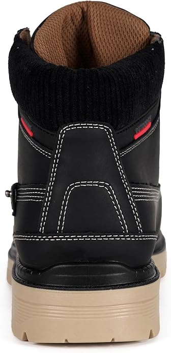 Size 11-Women, 9.5-Men. Eagsouni Mens Womens Winter Snow Boots | Outdoor Boots For Daily Walking Hiking Trekking Climbing?Unisex Warm Lined,Rubber Sole?Anti Slip?Waterproof.