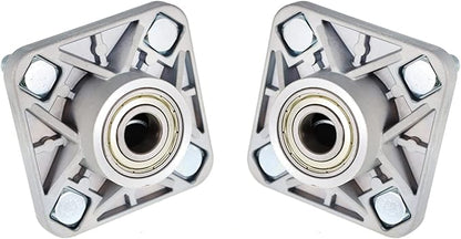WFLNHB 2 Pack Front Wheel Hub Assembly with Bearings Replacement for Club Car Precedent Ds 2003.5 102357701