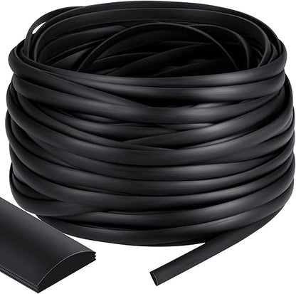 Flat Screen Spline 0.315 Width Vinyl Screen Spline Flat Bottom and Curved Top Edge Screen Spline for Replace The Glass Screen on Windows or Patio Screen Doors, 0.092" Thickness (100 ft)