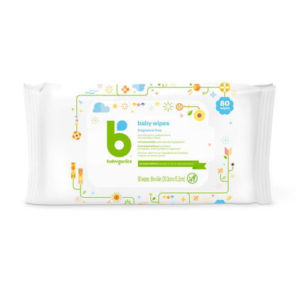 Babyganics hand sanitizing Wipes, Fragrance Mandarin, ( Missing original packaging come only 80 ct )