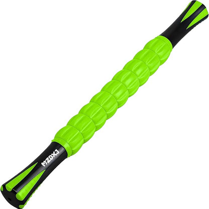 Muscle Roller & Massage Roller Stick for Athletes - Lymphatic Drainage Support, Relieves Muscle Soreness, Cramping & Tightness - Targets Legs, Arms, Back & Calves ?Green ?