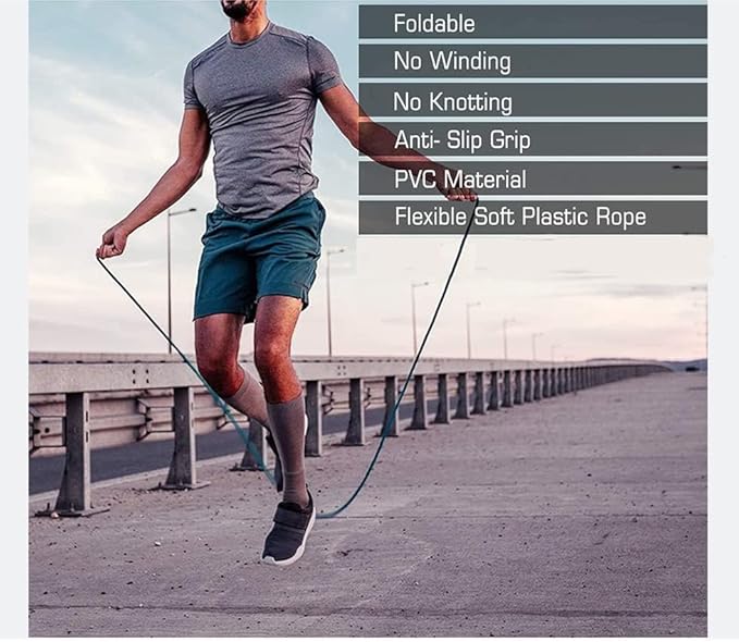 Adjustable Jump Rope for Speed Skipping Lightweight Jump Rope Skipping Rope for Women, Men, and Kids