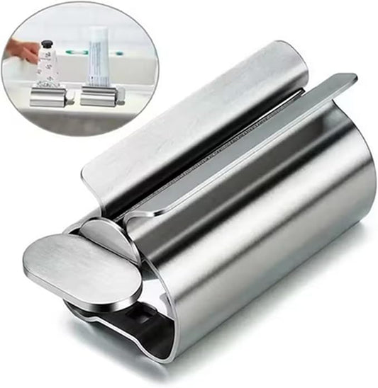 1 PCS Toothpaste Squeezer, Stainless Steel Toothpaste Squeezer, Manual Tube Roller Squeezer for Toothpaste Facial Cleanser