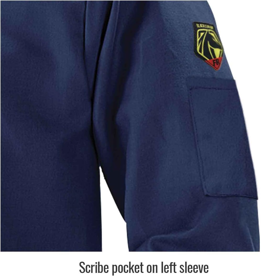 Black Stallion JF4520 Premium FR Lenzing Welding Jacket, Navy, X-Large