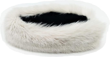 Hima 100% Real Fox Fur Full Skin Headband, Made in US