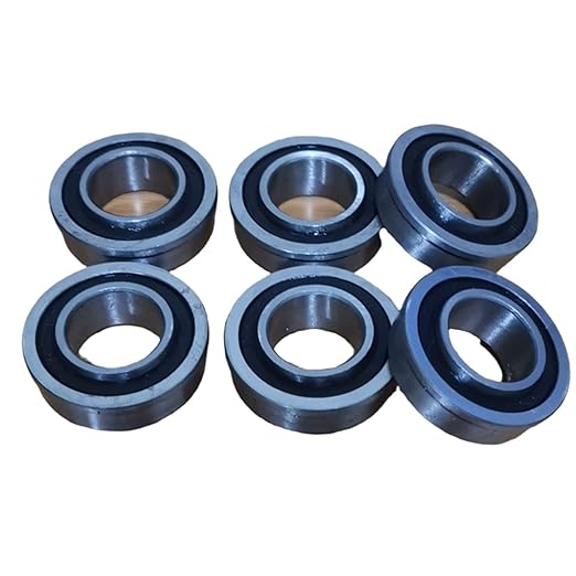 6 Pack Flanged Ball Bearings ID 34" x OD 1-38", Applicable Lawn Mower, Wheelbarrows, Carts  Hand Trucks Wheel, Replacement 532009040, AM118315, AM127304, 10513, 251210 Etc