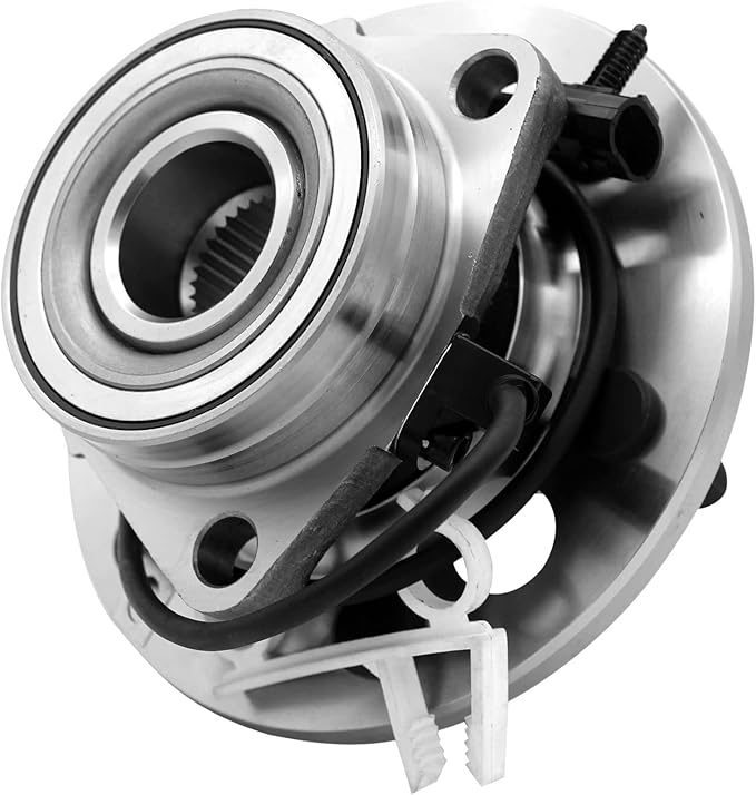 (727) 515024 Front Wheel Bearing Hub Assembly 4WD for Chevy Tahoe K1500 K2500 Suburban, GMC Yukon K1500 K2500 Suburban (Old Body Style Only), Cadillac Escalade Hub Bearing 6 Lugs w/ABS 4x4