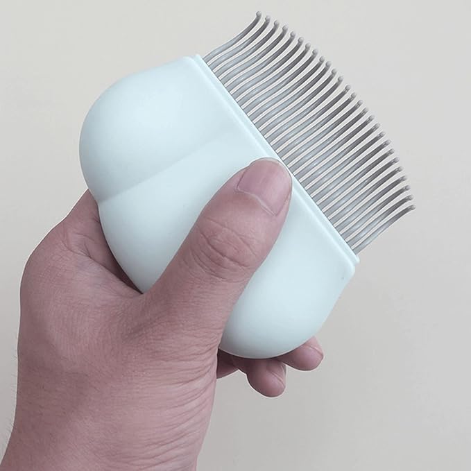 Dog Combs Comb Pet Cat Comb Hair Removal Comb Dog Hair Comb Large Dog Fleas Cleaning Beauty Hair Short Hair Dog Comb(Blue)