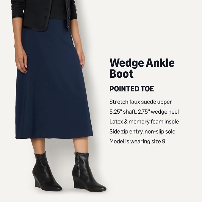 Essentials Women's Wedge Ankle Boots | Casual Boots