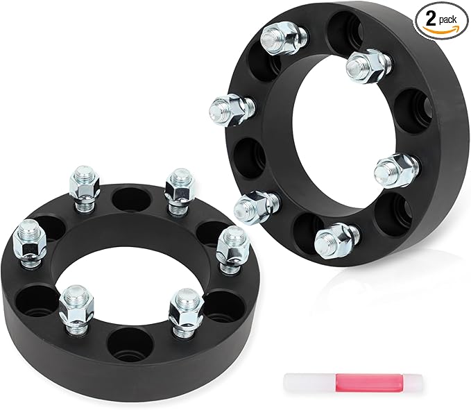 SCITOO 2Pcs 1.5 inch Wheel Adapters 6x5.5 to 6x135 with Studs 14x1.5 Bore 108mm Compatible with for Ram 1500 2019-2023,for GMC Yukon XL 2015-2023,for GMC Yukon 1992-2023