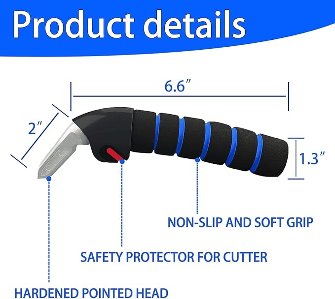 Car Door Handle for Elderly Car Assist Support Handle Multifunction Car Door Latch Bar for Seniors and Handicapped(Blue)