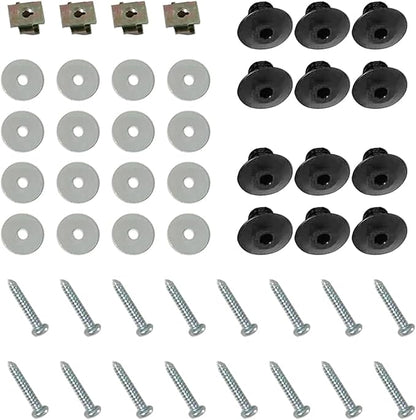 for 2021-2025 F-1-5-0 Rear Heavy Duty Wheel Well House Liner Kit