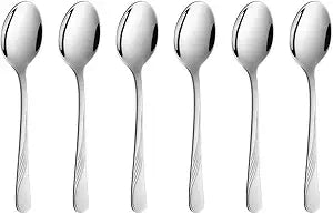 G01-004AP-LZHB-06PU-S1S1-01 Flatware Serving Set with 6 Pieces of Tea Spoons Celestia Box and shine-G01-004AP-LZHB-06PU-S1S1-01, Stainless Steel