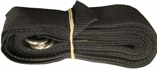 TentandTable 8' Ground Tie Down Strap with D Ring, 2 Pack