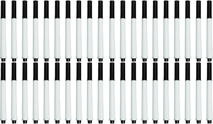 40Pcs Erasable Whiteboard Markers Quick Drying Water Base Marker Pen for Whiteboard Chalkboard Bulletin Board, 1MM Tip