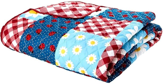 Ladybug Quilt Ensemble - Ladybug Full/Queen Quilt