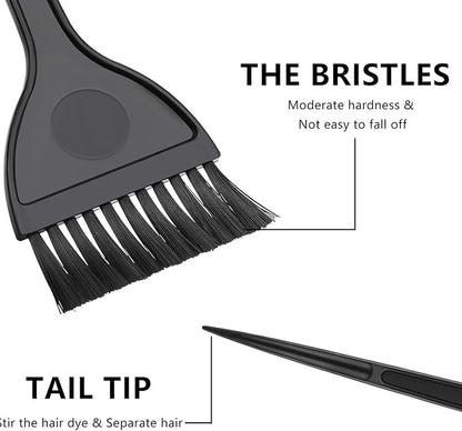 2 Pcs Hair Color Tint Brushes Applicator Dyeing Tools Set Application for Salon Hair Coloring Men Women DIY
