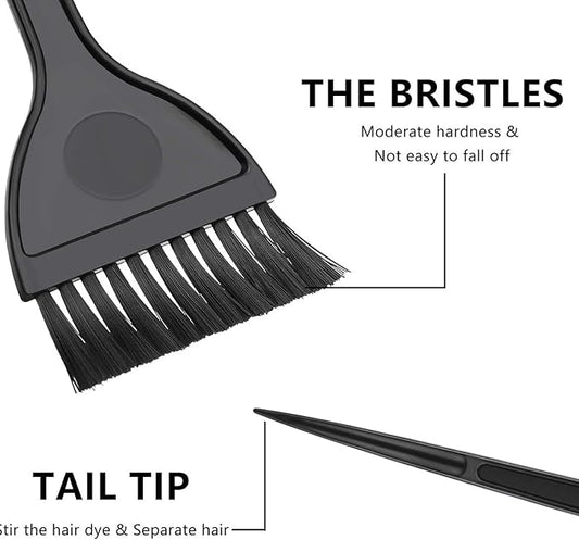2 Pcs Hair Color Tint Brushes Applicator Dyeing Tools Set Application for Salon Hair Coloring Men Women DIY