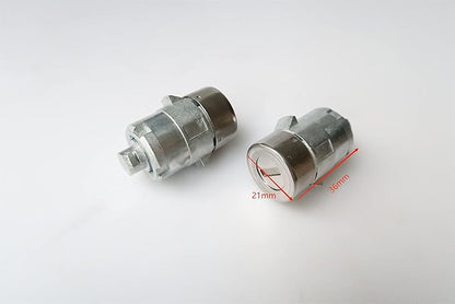 2PCS Front DriverPassenger Door Lock Cylinder with Keys 15298924 Fit for Cadillac EscaladeChevrolet Silverado Suburban TahoeGMC Sierra Yukon 2001-2006