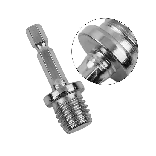 1 Count Hex Shank Drill Adapter, Electric Drill Hand Drill, M14M10