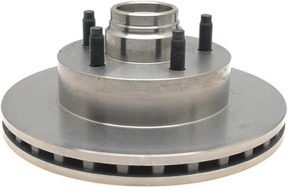Raybestos Replacement Front Disc Brake Rotor for Select Ford Ranger, Mazda B2300, B3000, B4000 vehicles, Part #66673R, Silver