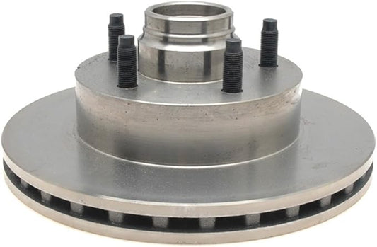 Raybestos Replacement Front Disc Brake Rotor for Select Ford Ranger, Mazda B2300, B3000, B4000 vehicles, Part #66673R, Silver