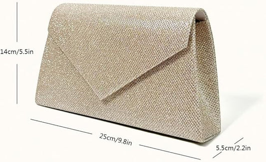 2024 Evening Bag Lady Purse Elegant Party Wedding Clutches Handbag Glitter Shoulder Bag Envelope Bags