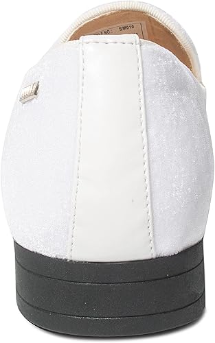 UUBARIS Mens Velvet Loafers Slip-on Dress Shoes Fashion Style Driving Shoes Classic Tuxedo Shoes Casual Oxford Shoes